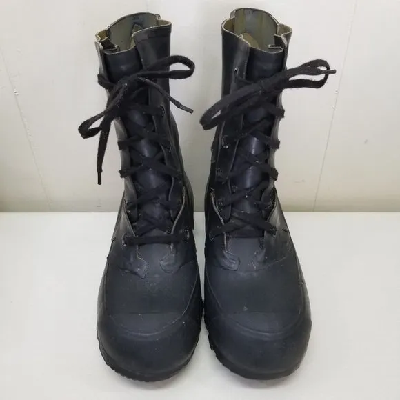 QMC 6N Black Military Combat Boots Lace Up Rubber Insulated MICKEY