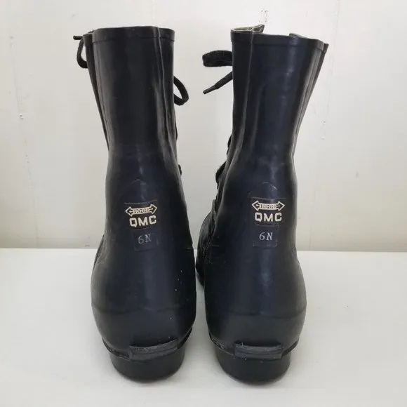 QMC 6N Black Military Combat Boots Lace Up Rubber Insulated MICKEY