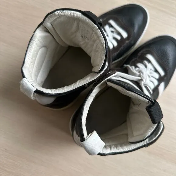 Rag &amp; Bone Black and White High Top Sneakers - Size 8 Men’s