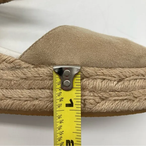 Rag &amp; Bone Kea Suede and Leather Platform Jute Espadrille