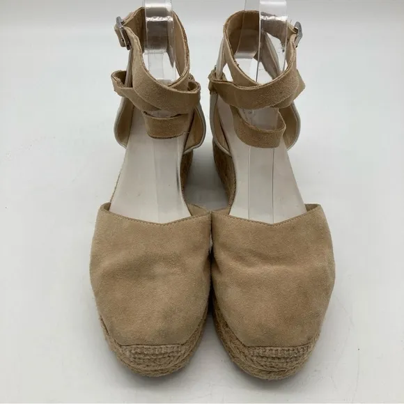Rag &amp; Bone Kea Suede and Leather Platform Jute Espadrille