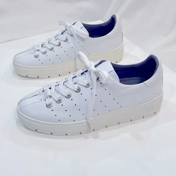 Rag &amp; Bone Linden White Leather Chunky Platform Sneakers size 9.5 / 39.5 NEW NIB