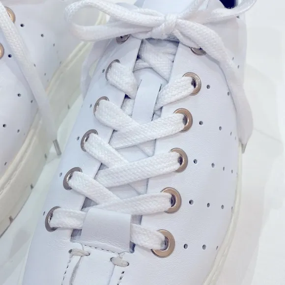 Rag &amp; Bone Linden White Leather Chunky Platform Sneakers size 9.5 / 39.5 NEW NIB