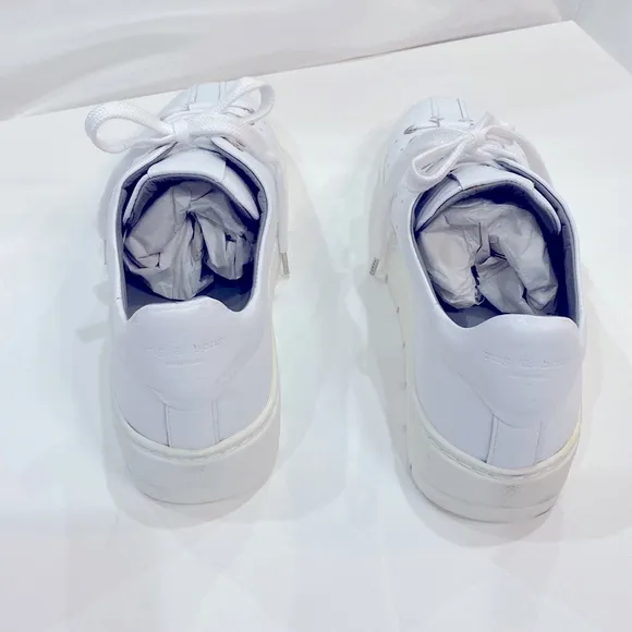 Rag &amp; Bone Linden White Leather Chunky Platform Sneakers size 9.5 / 39.5 NEW NIB