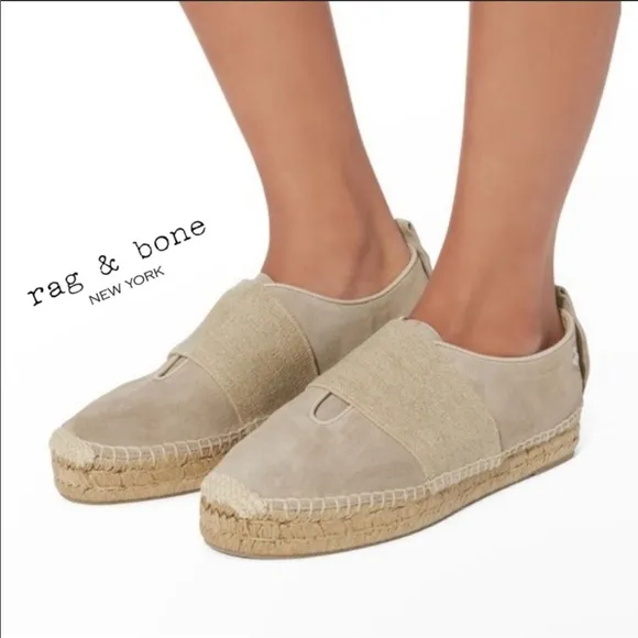 Rag &amp; Bone Nina Suede Slip-On Espadrille