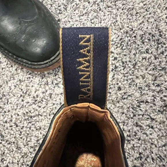 Rainman Black Weatherproof Boots Men's