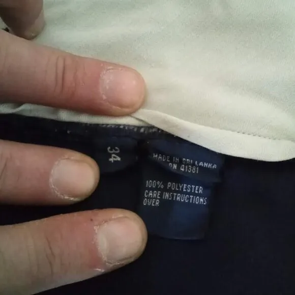 Ralph Lauren Polo Golf Navy Performance Shorts Size 34