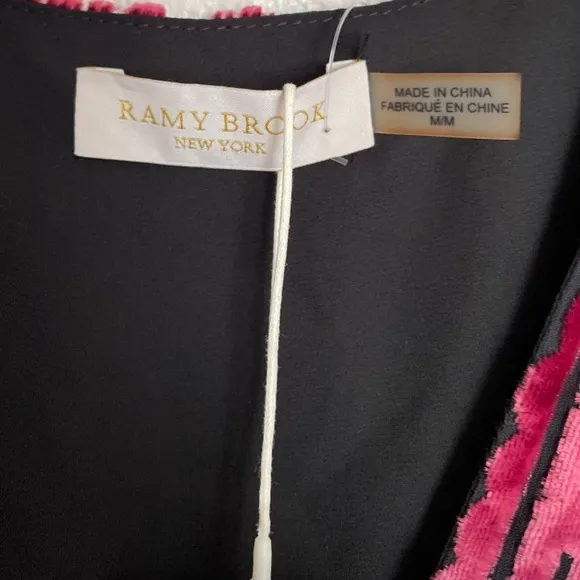 Ramy Brook NWT Clarice Velvet-Burnout Dress