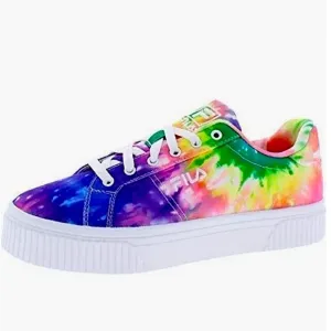 ☀️Rare Tiedye🌈sneakers Rainbow sneakers platform pride chunky sneakers