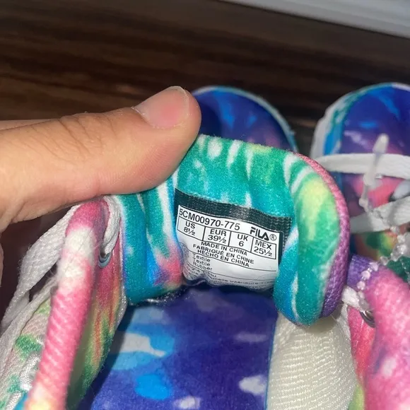 ☀️Rare Tiedye🌈sneakers Rainbow sneakers platform pride chunky sneakers