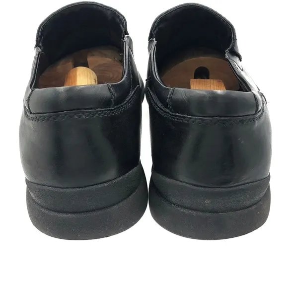 Reaction Mens Slip On Black Dress Loafers