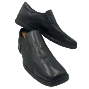 Reaction Mens Slip On Black Dress Loafers