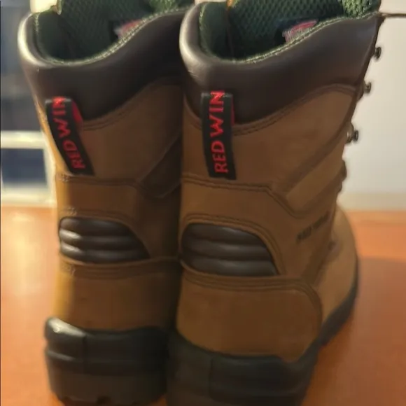 Red Wing Brown Leather Work Boots