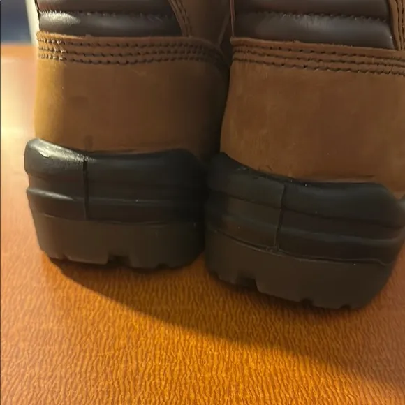 Red Wing Brown Leather Work Boots
