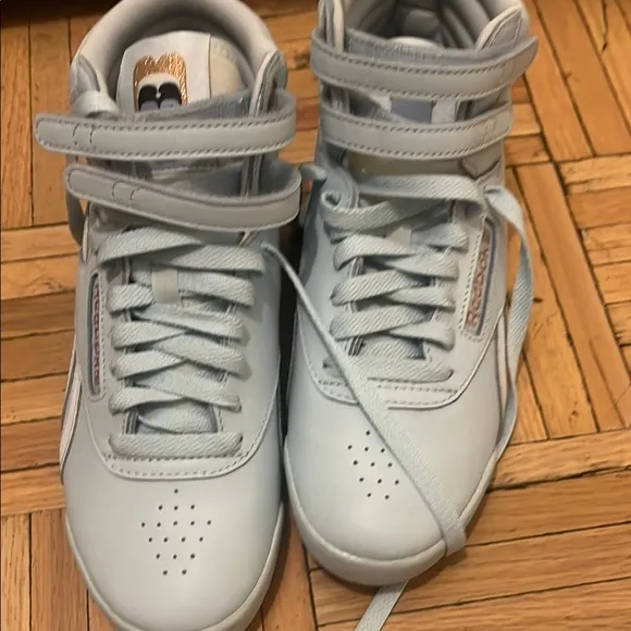 Reebok Cardi B x freestyle High Glass Blue High-Top Sneakers