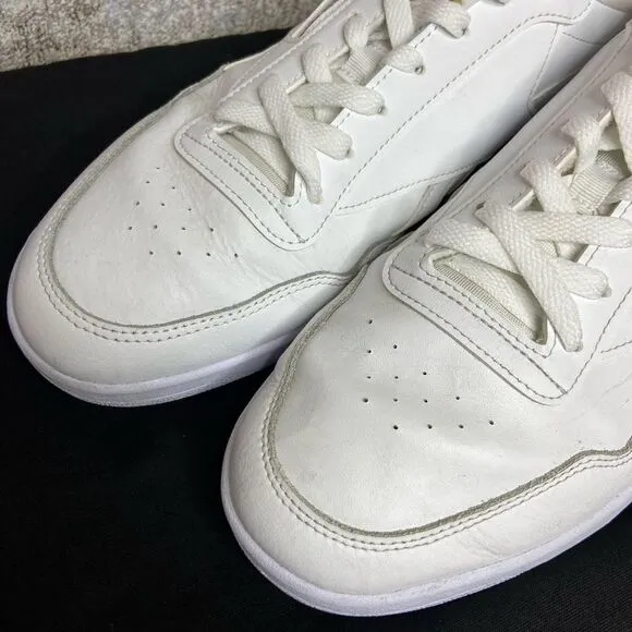 Reebok Classic White Sneakers Size 12