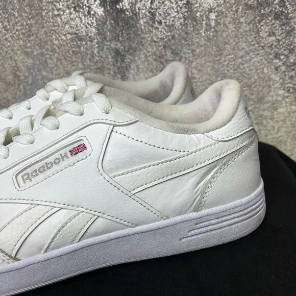 Reebok Classic White Sneakers Size 12
