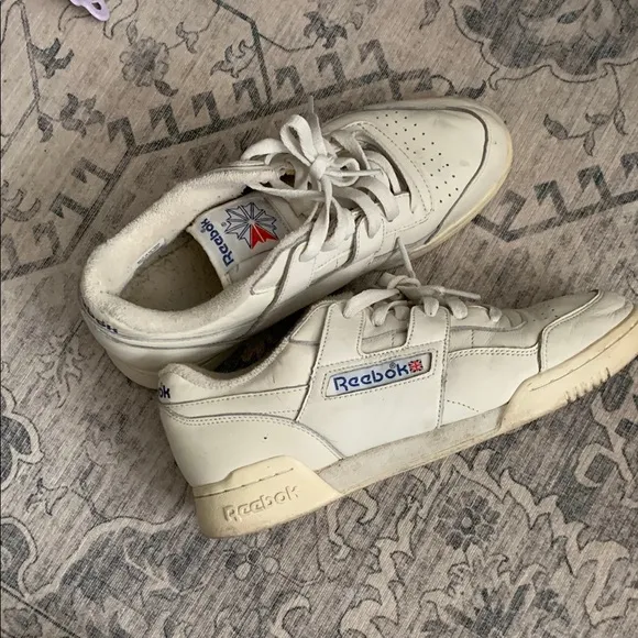 Reebok Workout Plus 1987 TV white sneakers size 8