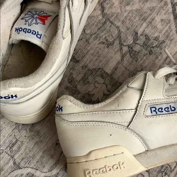 Reebok Workout Plus 1987 TV white sneakers size 8