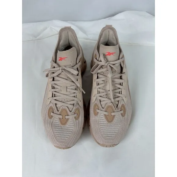 Reebok Zig Kinetica 3 Running Sneakers Peach Pink 8.5 Chunky Utility Gorpcore