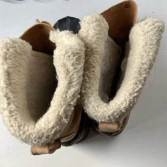 REI Lace Up Wool Lined Winter Snow Boots Size 6