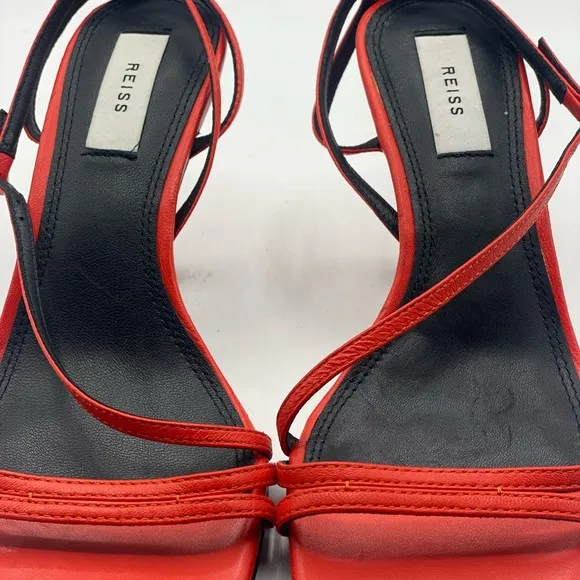 Reiss Bali‎ Mid Heel Strappy Sandals