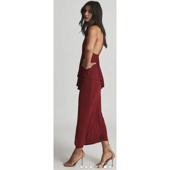 Reiss XENA STRAPPY OPEN BACK COCKTAIL DRESS NWT Size 6