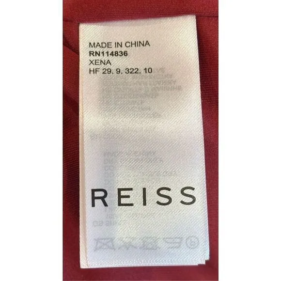 Reiss XENA STRAPPY OPEN BACK COCKTAIL DRESS NWT Size 6