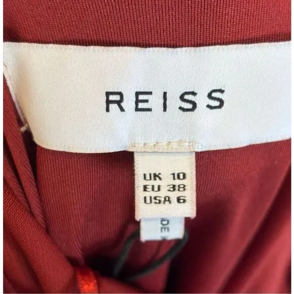 Reiss XENA STRAPPY OPEN BACK COCKTAIL DRESS NWT Size 6