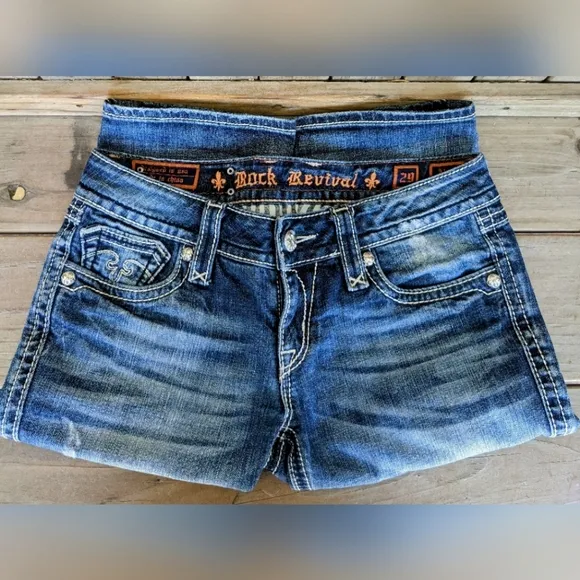 Rock Revival Alanis Cropped Jeans,Sz 29
