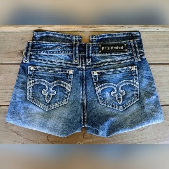 Rock Revival Alanis Cropped Jeans,Sz 29
