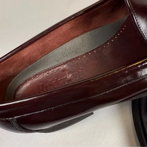 Rockport Brown Leather Loafers Slip-Ons