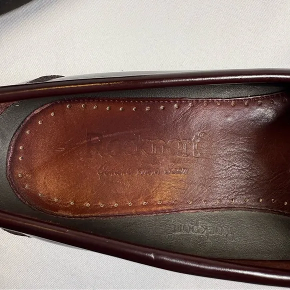 Rockport Brown Leather Loafers Slip-Ons