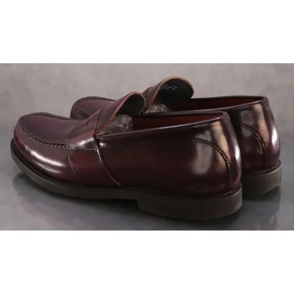 Rockport DMX Men's Penny Loafers Dress Shoes Size 11 (W) Wide Leather Cognac