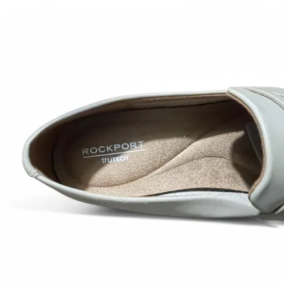 Rockport Womens Perpetua Dec Beige Loafers 5.5M