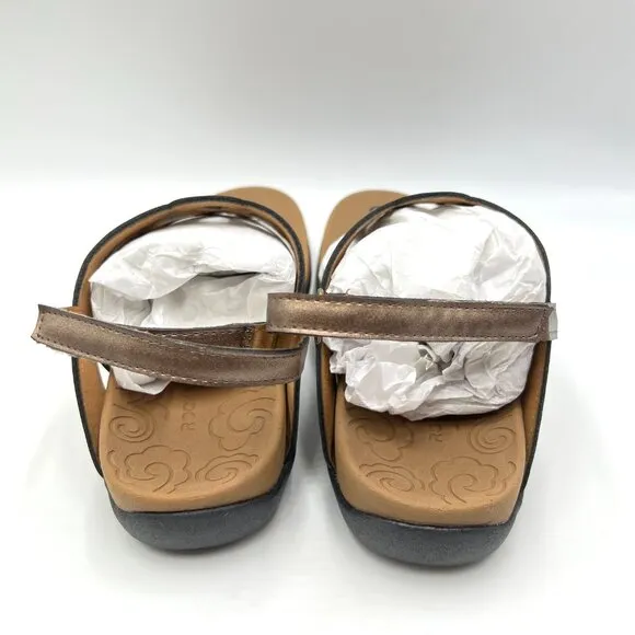 Rockport Womens Size 10 Ramona Bronze Brown Sandals Shoes