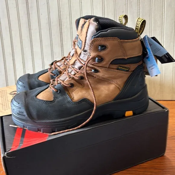 Rockrooster NEW Woodland Insulated Work Boots, Waterproof, Safety Toe, S…