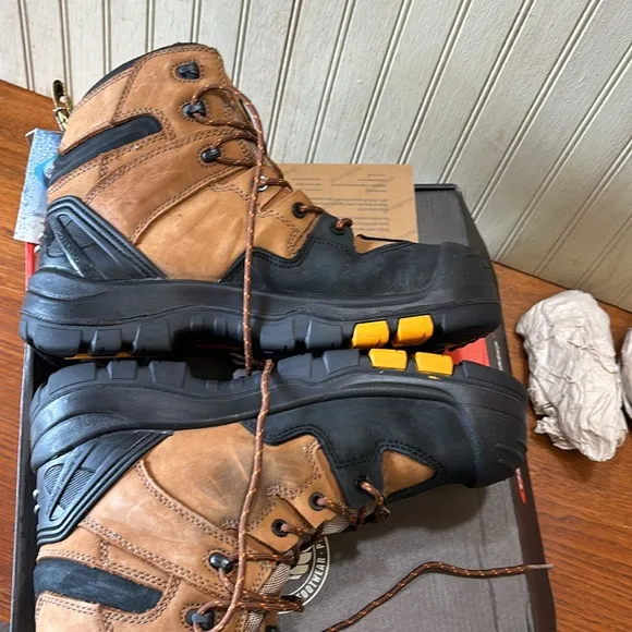 Rockrooster NEW Woodland Insulated Work Boots, Waterproof, Safety Toe, S…