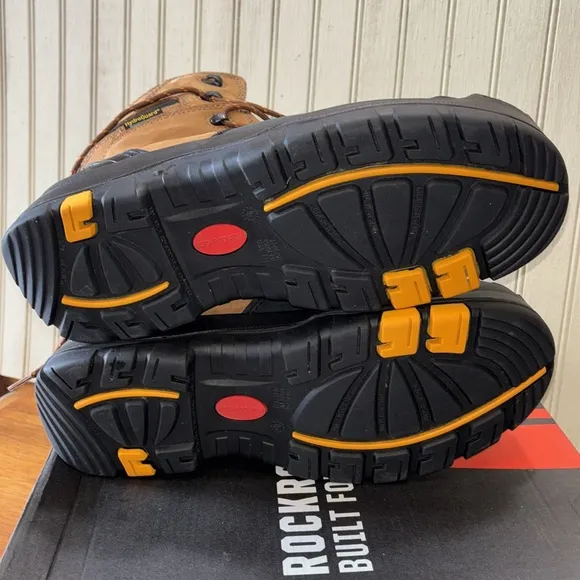 Rockrooster NEW Woodland Insulated Work Boots, Waterproof, Safety Toe, S…