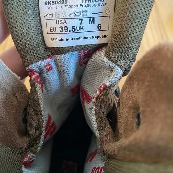 Rocky Camouflage Hunting Boots women’s size 7