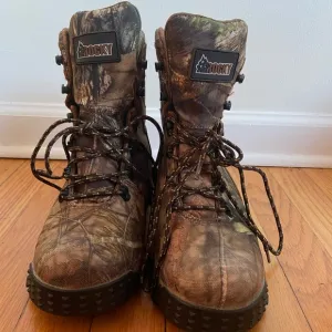 Rocky Camouflage Hunting Boots women’s size 7