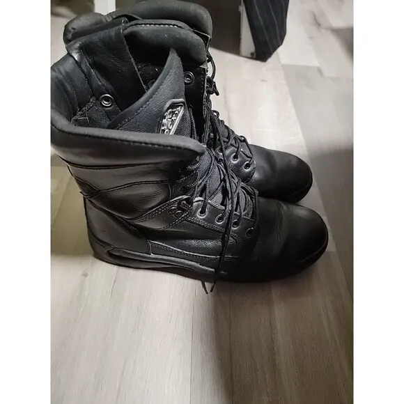 Rocky RB/01-01 Men’s Black Leather Insulated Military Combat Boots Sz 9.5 W