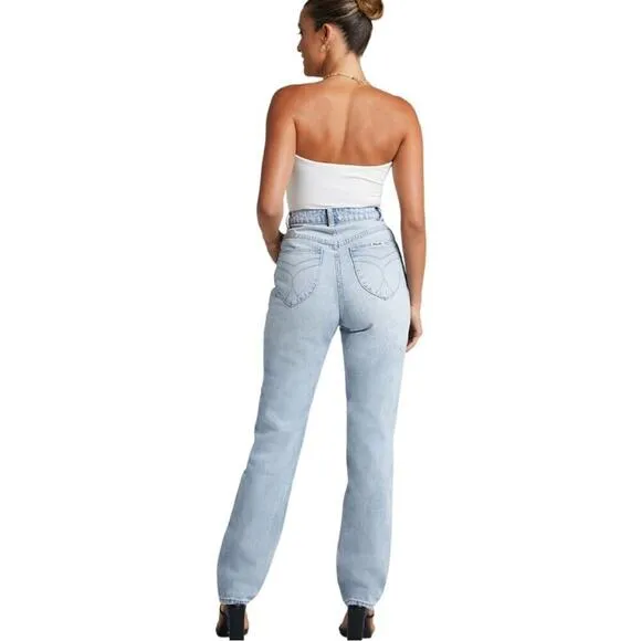 ROLLA’S  Elle Super High-Rise Relaxed Jeans in G’Day Mate Wash Size 24