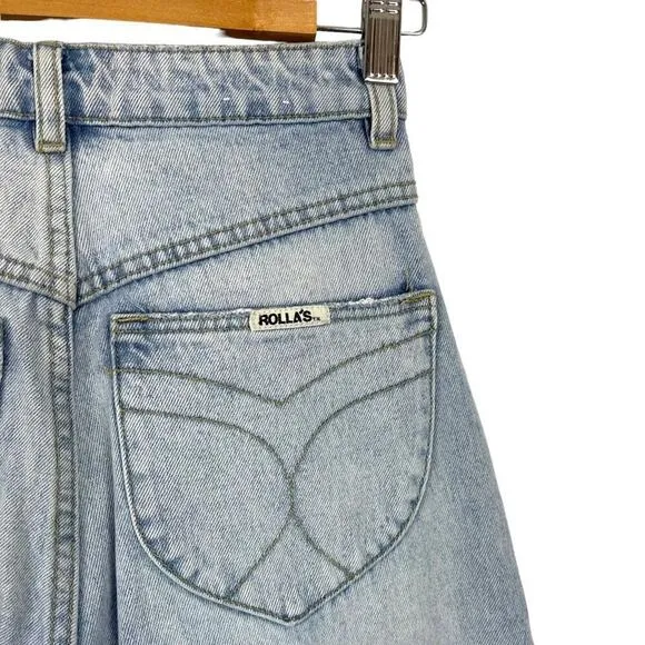 ROLLA’S  Elle Super High-Rise Relaxed Jeans in G’Day Mate Wash Size 24