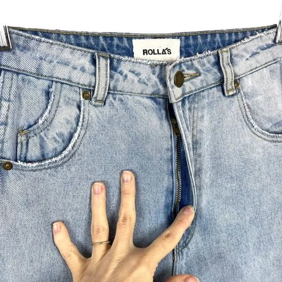 ROLLA’S  Elle Super High-Rise Relaxed Jeans in G’Day Mate Wash Size 24