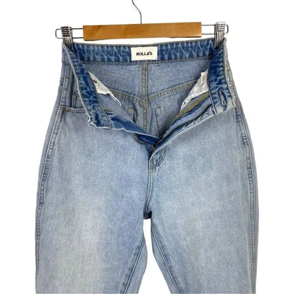 ROLLA’S  Elle Super High-Rise Relaxed Jeans in G’Day Mate Wash Size 24