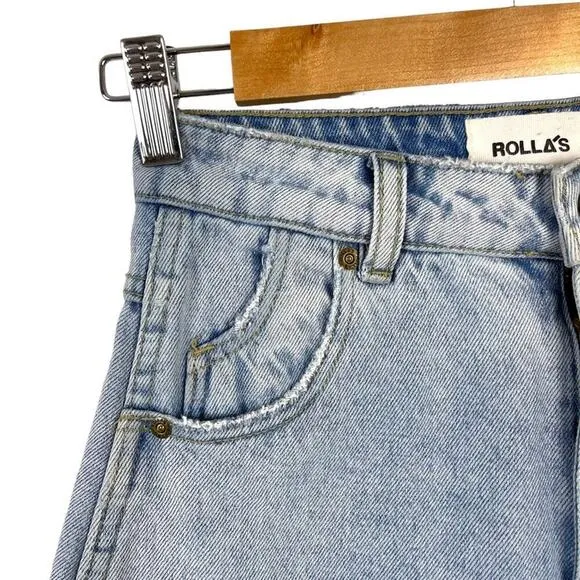 ROLLA’S  Elle Super High-Rise Relaxed Jeans in G’Day Mate Wash Size 24