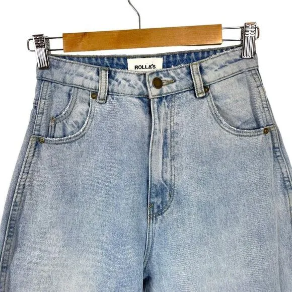 ROLLA’S  Elle Super High-Rise Relaxed Jeans in G’Day Mate Wash Size 24