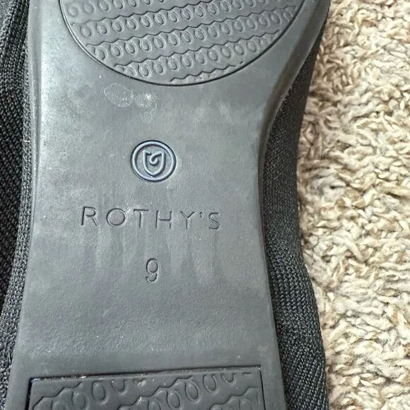 Rothy’s Black Ballet Flats