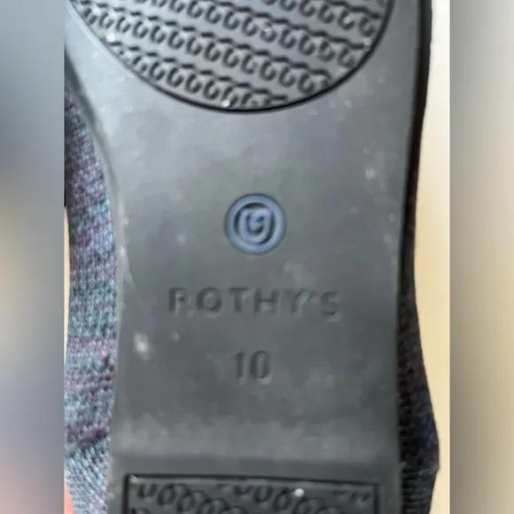 Rothy’s Blue/Grey Loafers Size 10